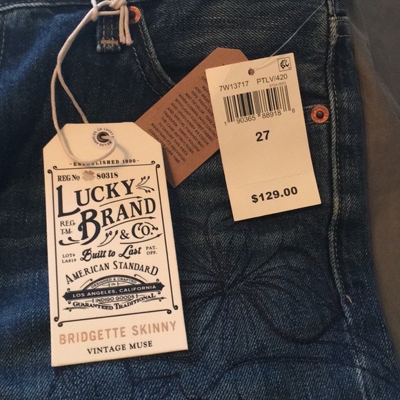 👖🌸NWT Lucky Brand, jeans size 4/27 - Picture 4 of 4